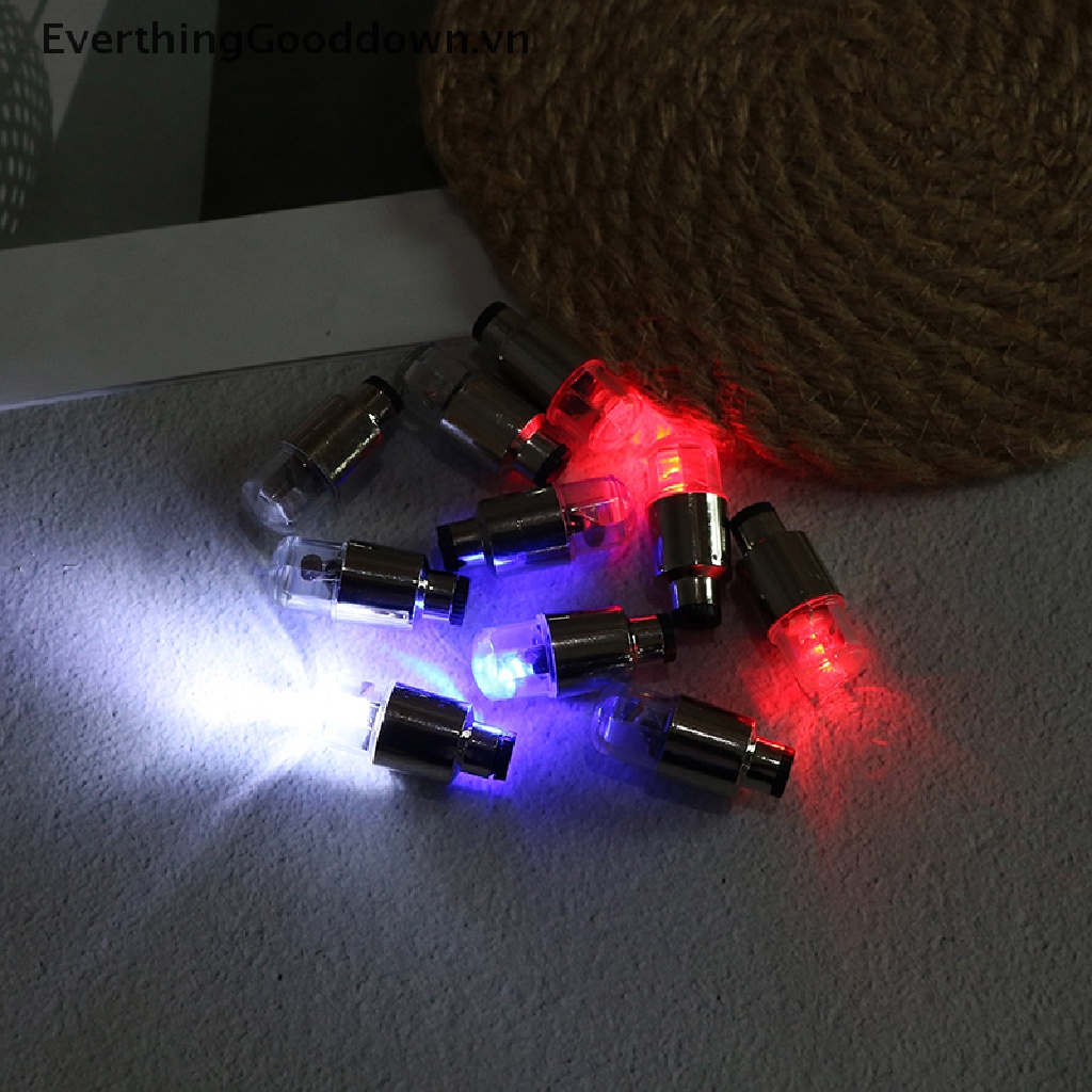 Everthinggooddown Set 2 Đèn Led Cảm Ứng Rung Neon Gắn Van Lốp Xe Đạp / Xe Hơi