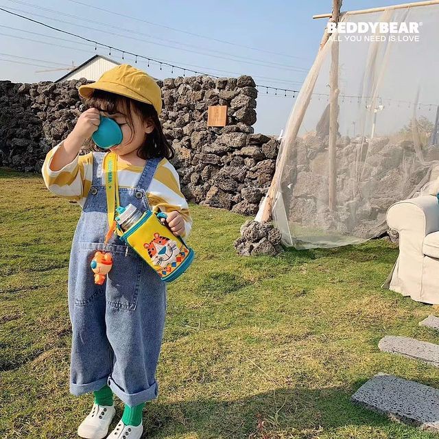 Bình Nước Giữ Nhiệt Hoạ Tiết Cho Bé