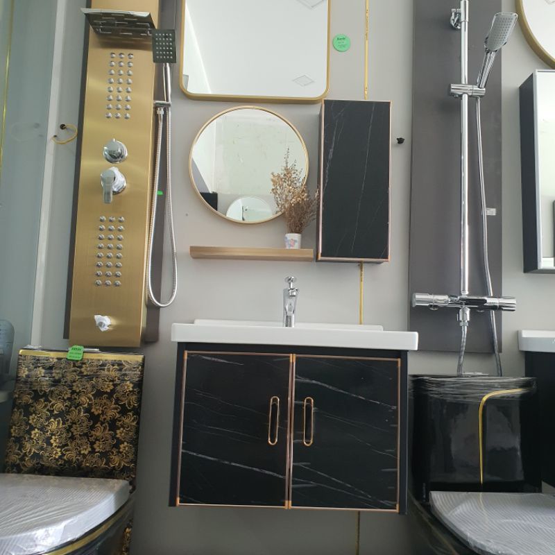 Tủ lavabo nhôm - Tủ lavabo nhôm nhà tắm- LTJV14 -60CM
