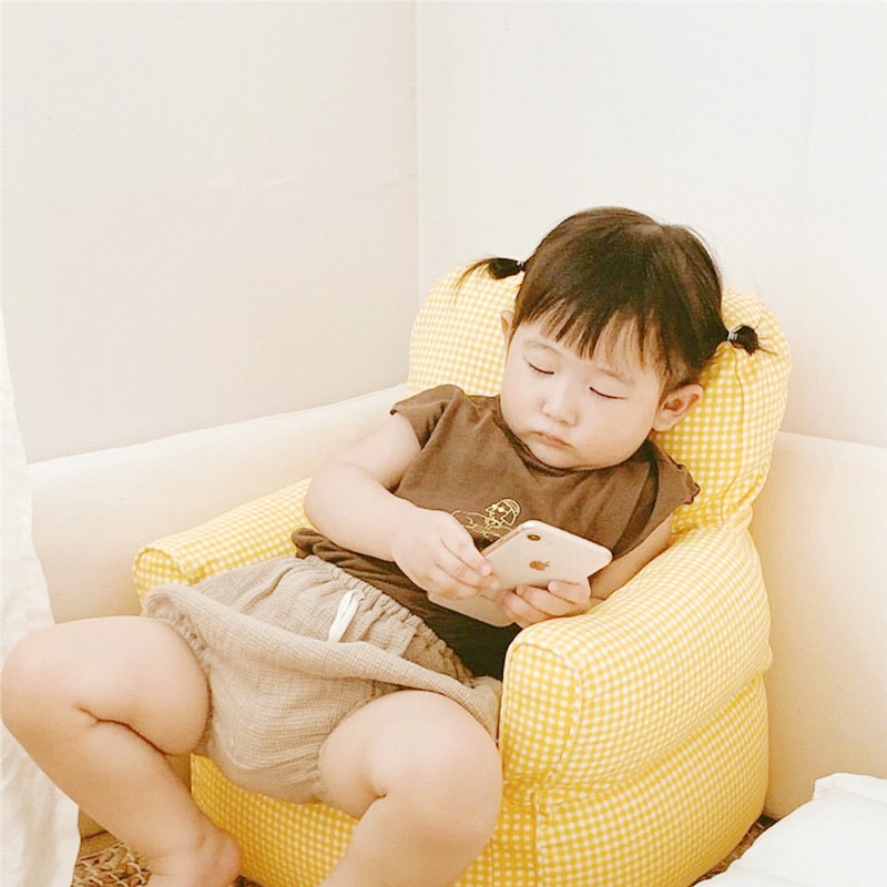 Ghế Lười Sofa Mini Mềm Mại Giặt Được Tiện Dụng Cho Bé