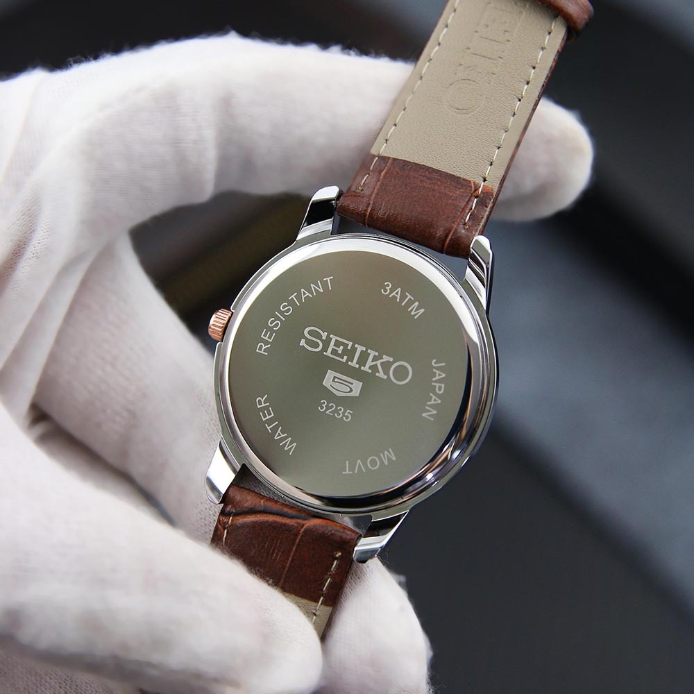 Đồng Hồ Nam Seiko Cao Cấp Dây Da, Kim Đồng Hồ Có Dạ Quang, Chống Nước 3ATM. | BigBuy360 - bigbuy360.vn