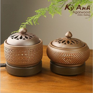 Lò Xông Trầm Dùng Điện Có Đèn LX-093/094