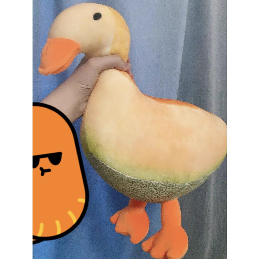 Thú Nhồi Bông Hình Vịt Con Trái Cây 3D Dễ Thương