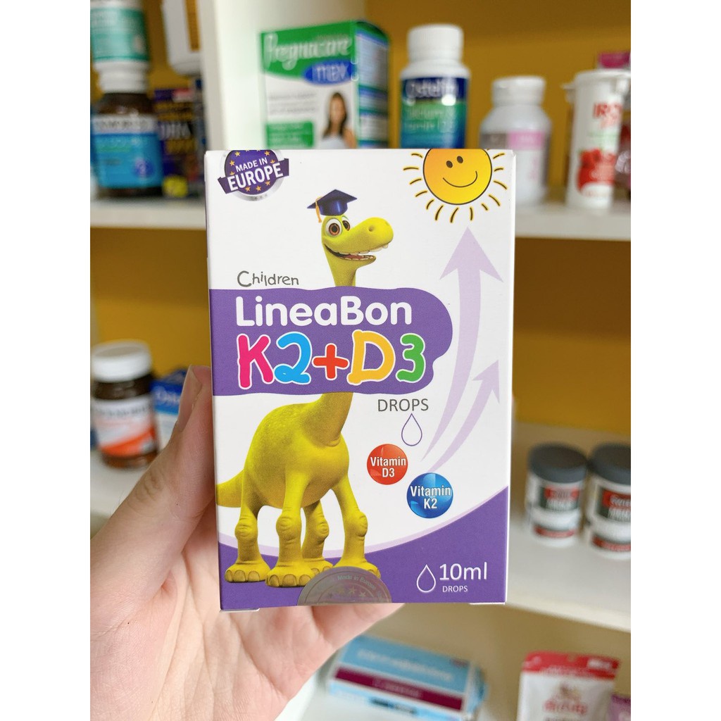 Vitamin LineaBon K2+D3 Lọ 10ml Cho Bé | Minizon Kids