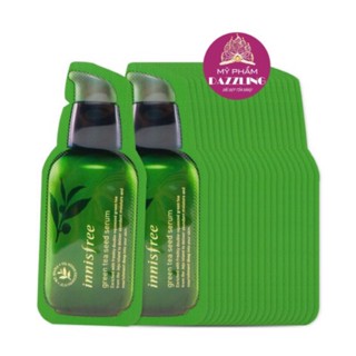 Combo 10 Gói Sample Tinh Chất Dưỡng Da Innisfree Green Tea Seed Serum 1ml