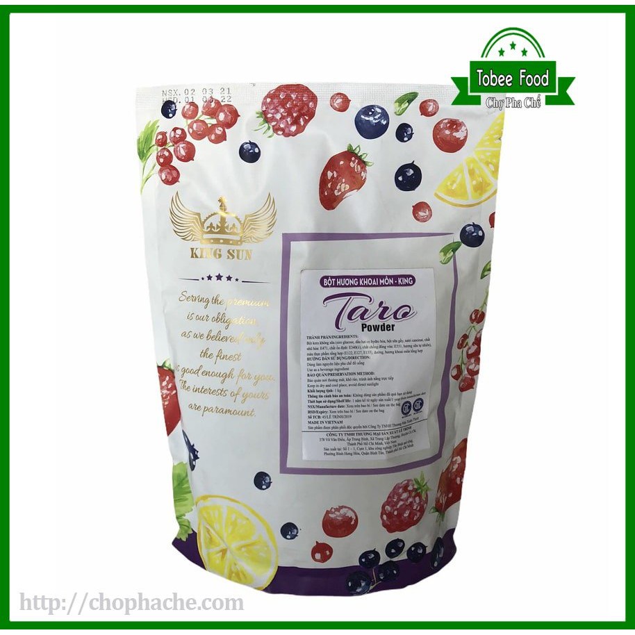 Bột Sữa Khoai Môn King (Túi 1kg)- Nguyên Liệu Pha Trà Sữa Cực Ngon