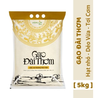 Gạo đài thơm hoa lúa túi 5kg - tơi xốp, mềm cơm, thơm nhẹ