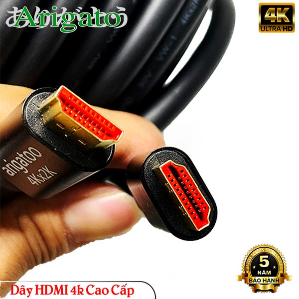 Dây HDMI loại Dẹt loại xám 19+1 loại 2K*4K Arigato 10M-15M-20M mới 100% lỗi 1 đổi 1 bảo hành 12 tháng VNET