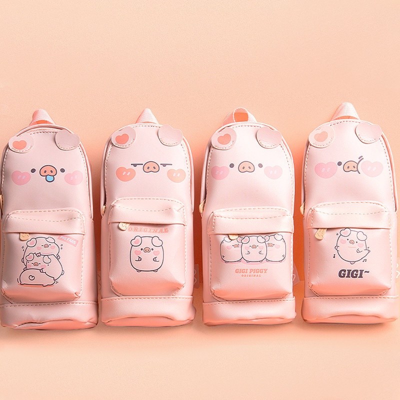 Hộp Bút Balo GiGi Piggy Ngộ Nghĩnh Dễ Thương - Pig Fans