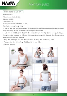 Máy đấm lưng massa nhỏ gọn