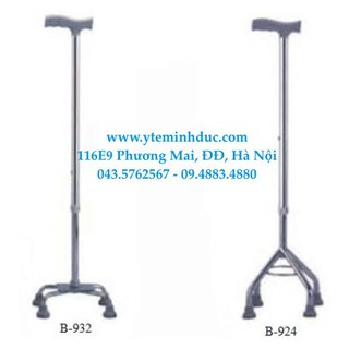 Gậy Chống 3 Chân và 4 Chân Cho Người Già Hỗ Trợ Di Chuyển