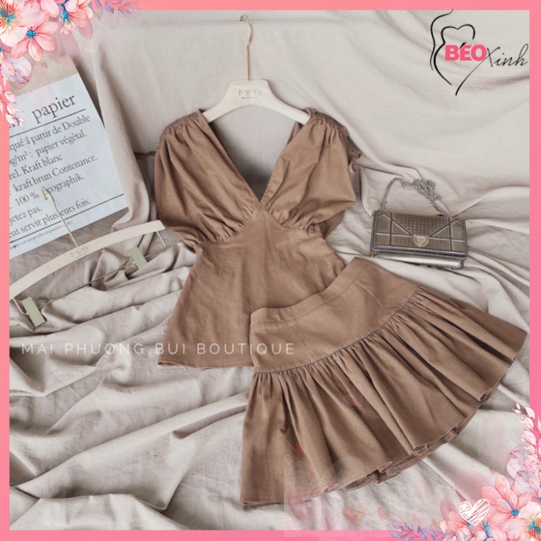 Sét cổ v tay rút #bigsize 60=>90kg 🔥BIGSIZE 60-90 KG🔥 béo mập xinh size lớn giá rẻ đẹp