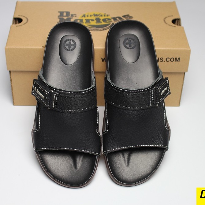 Dép Quai Ngang Dr Martens Thailand . Dép Da Quai Bản Thailand