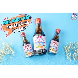 Nước mắm ăn dặm Lê Gia 60ml, 200ml