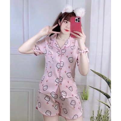 Set pyjama cộc đùi nhiều mẫu - Bộ đồ ngủ cộc đùi mặc nhà họa tiết hoạt hình dễ thương, cute SIÊU HOT