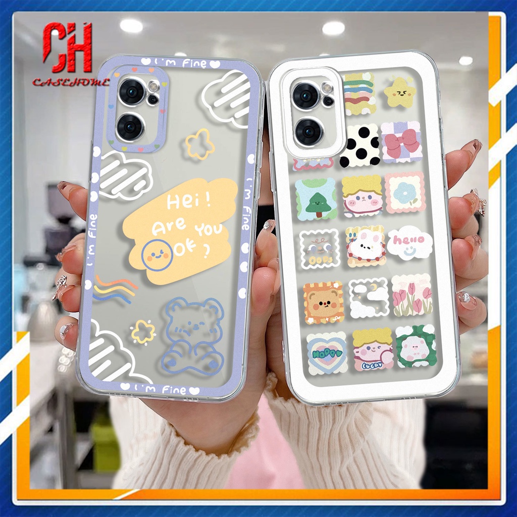 Ốp Điện Thoại Cho Reno 7 5 4 6 8 5K F21 PRO A52 A11K A92 A35 A11 A93 A32 A72 A94 A53S F19 F17 PRO A16S A12S A36