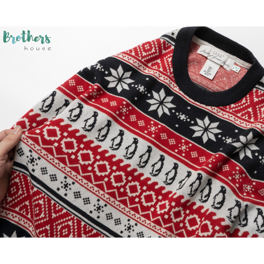 |Auth| Áo len HM hoạ tiết dễ thương, hàng đẹp xuất sắc