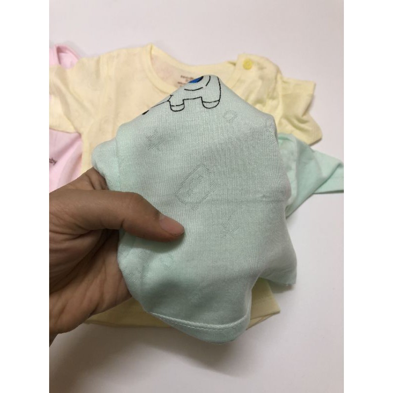 (Hàng cao cấp) Bộ Noubaby cộc thông hơi thun lạnh vân chìm