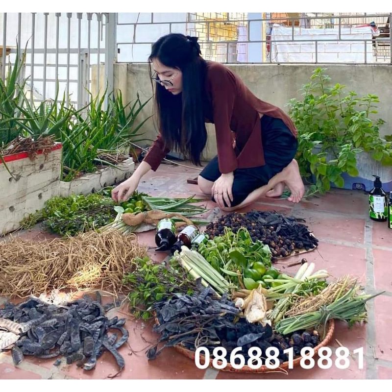 Áo bà ba nâu - Bà ba nông dân - chất vải kate đẹp