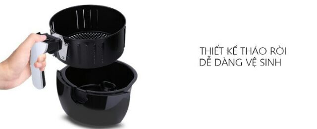 Nồi chiên không dầu Lock&Lock ECF-302R 3.2L 1400W