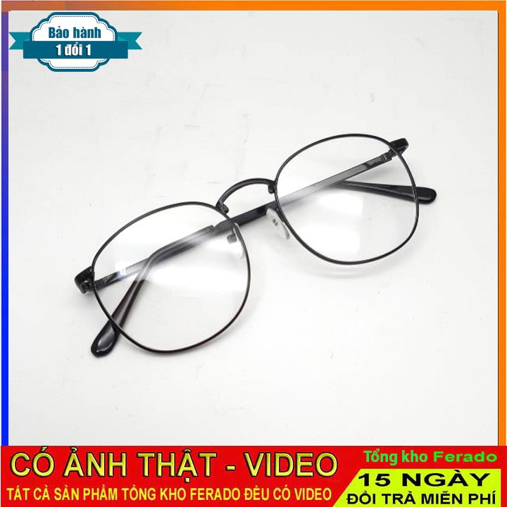 Gọng kính thời trang càng kim loại [CÓ VIDEO]