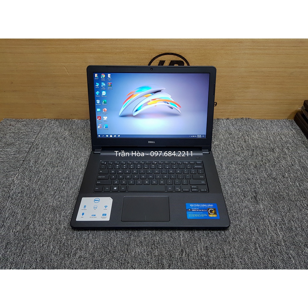 [Laptop Dell 14inch mỏng nhẹ] - Dell Vostro 3459 - Core i5 6200u, ram 8GB, ổ SSD 128GB + HDD 500GB, màn 14inch HD LED. | WebRaoVat - webraovat.net.vn