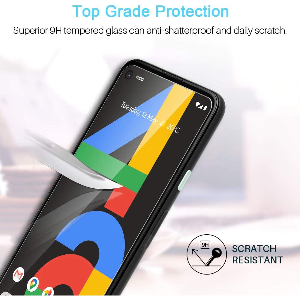 [Ảnh Thật] Kính Cường Lực Google Pixel 4A - Không FULL, 9H-0.26mm