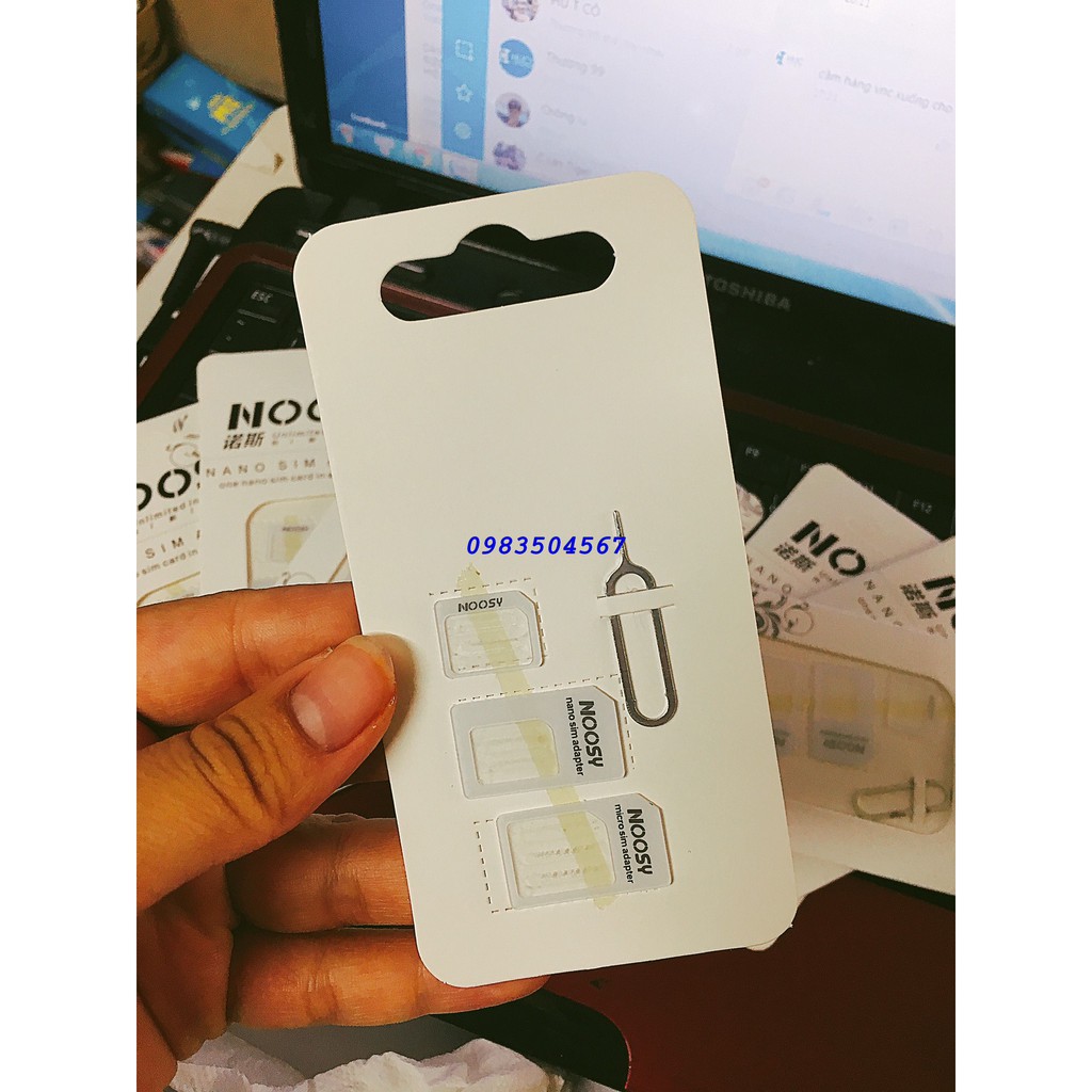 Khay sim đa năng 3 trong 1, chọc sim và 3 khay sim - Huco Việt Nam