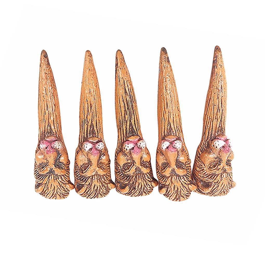 Bộ 5 Vỏ Bọc Ngón Tay Hóa Trang Halloween Hình Phù Thủy Đáng Sợ 3 Mặt