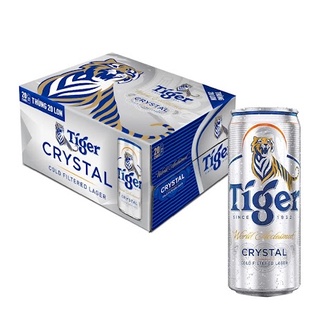 Thùng 20 Lon Bia Tiger Crystal 330ml