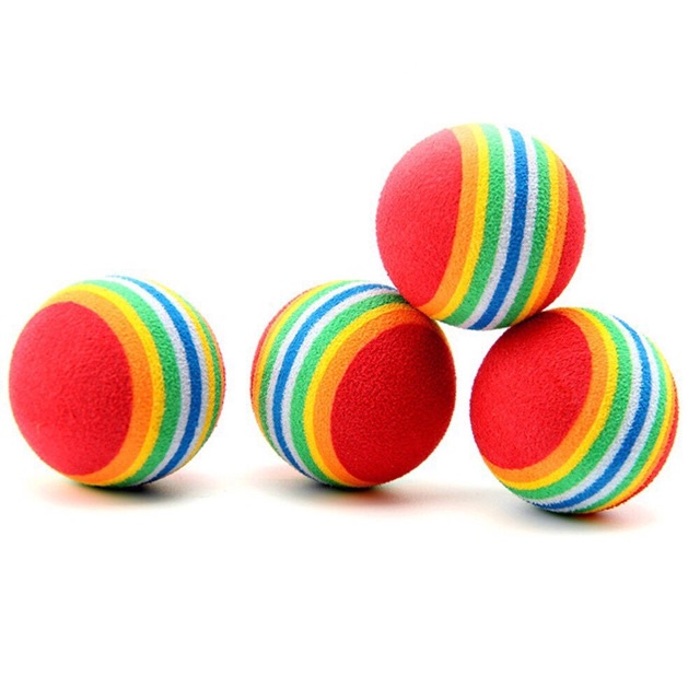 RẺ VÔ DỊCH - BÓNG ĐỒ CHƠI CHẤT LIỆU XỐP CAO SU CHO CHÓ MÈO CHƠI - ZIPPOPETSHOP