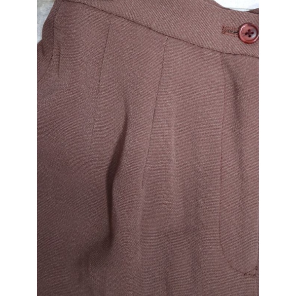 Quần tây nâu tím eo 60-66