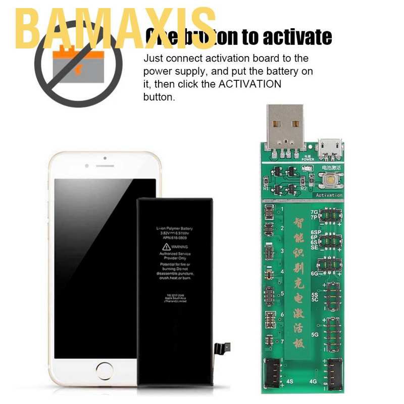 Bảng Mạch Kiểm Tra Pin Sạc Nhanh Bamaxis Cho Iphone 8 7 6 5 Samsung