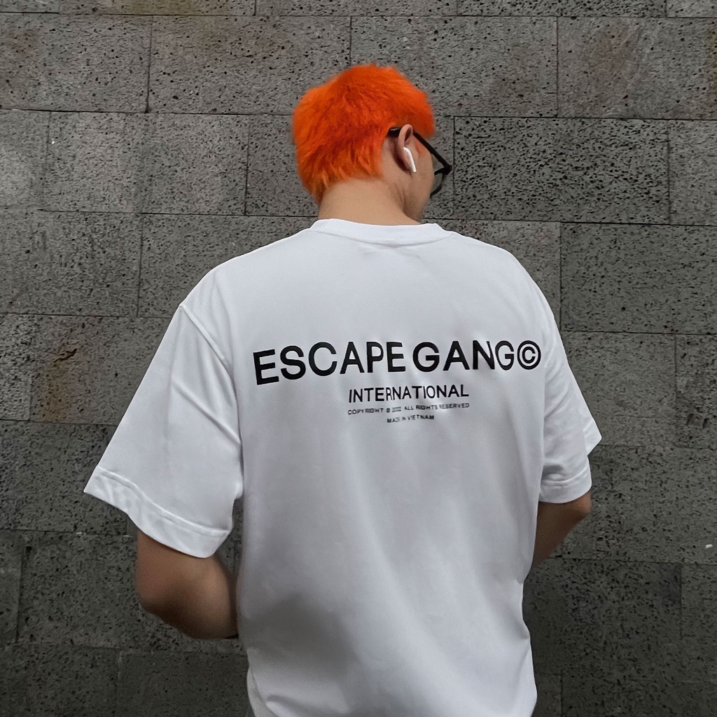 ÁO THUN BASIC 𝗘𝗦𝗖𝗔𝗣𝗘𝗚𝗔𝗡𝗚 𝗧𝗘𝗘 - ĐEN/TRẮNG