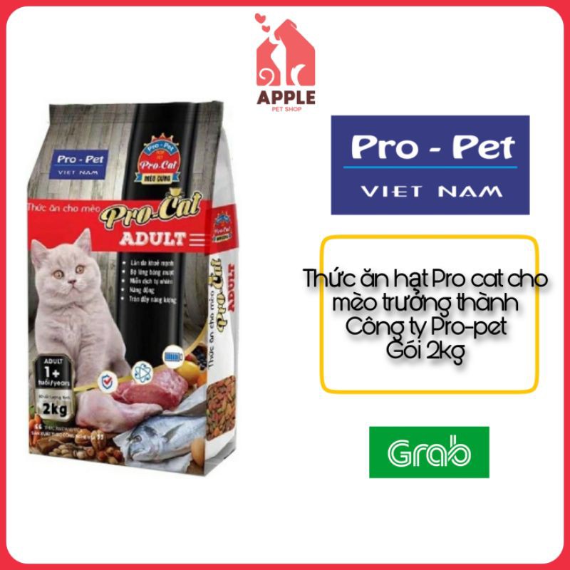 PRO CAT ADULT 2KG Thức ăn cao cấp cho mèo trưởng thành