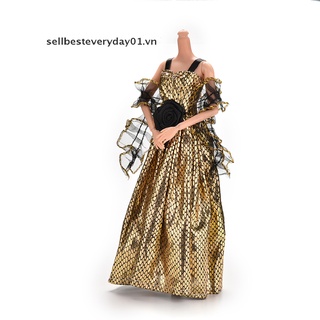 Trang phục đầm thời trang cho búp bê barbie