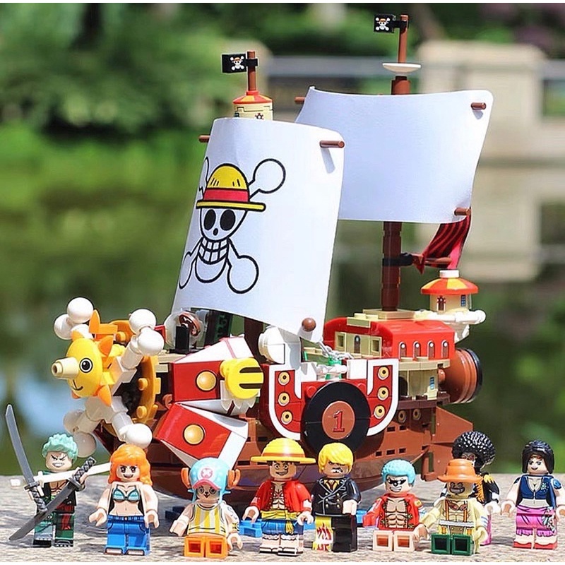 Đồ chơi mô hình xếp hình lắp ráp Thuyền Sunny Đảo Hải Tặc One Piece Non Lego Nanoblocks