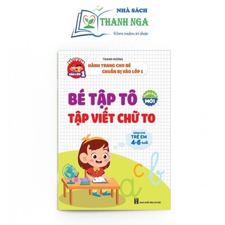 Sách - Bé tập tô, viết chữ to dành cho trẻ em từ 4-6 tuổi