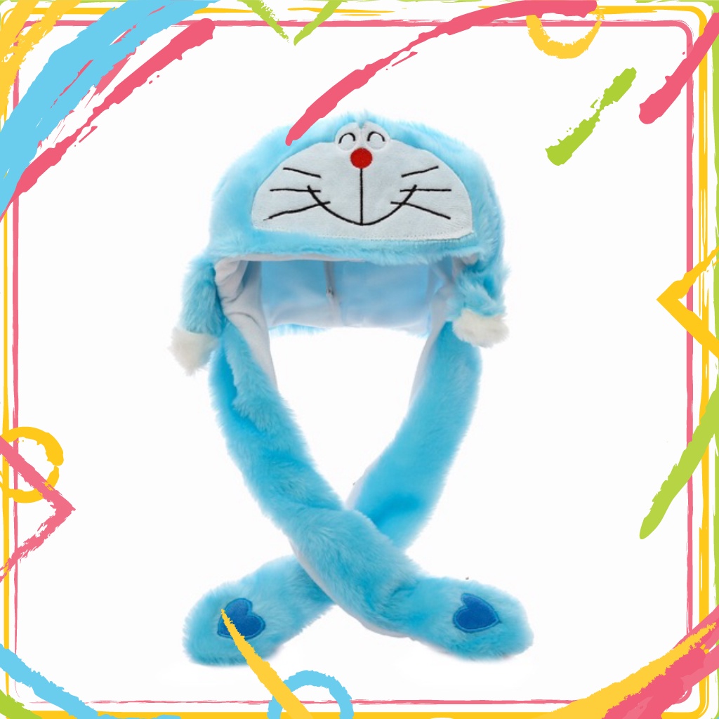 Mũ Tai Giật Dễ thương Doraemon
