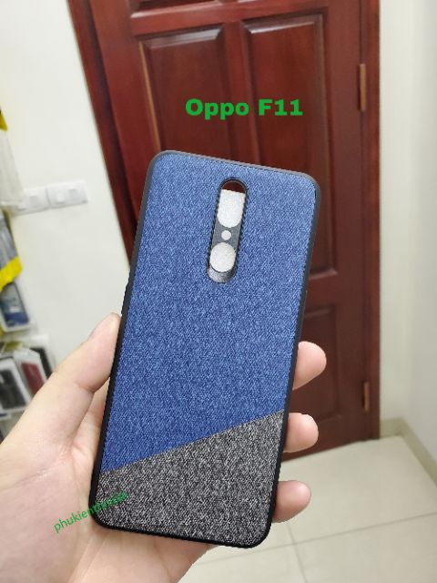 Ốp lưng Oppo F11 FREESHIP Từ 50k chống sốc vải Jean thổ cẩm cao cấp