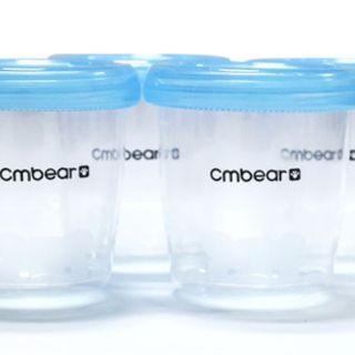 Bộ 4 cốc trữ sữa đa năng cmbear