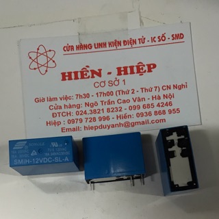 Rơ le 12V/6 chân dùng cho máy hàn