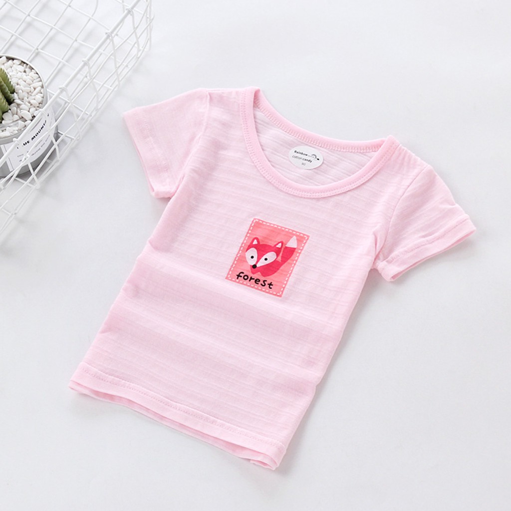 Áo Cotton Tre Cộc Tay Cho Bé - Áo Cotton Xuất Nhật Cho Bé. Từ 8kg - 20kg.