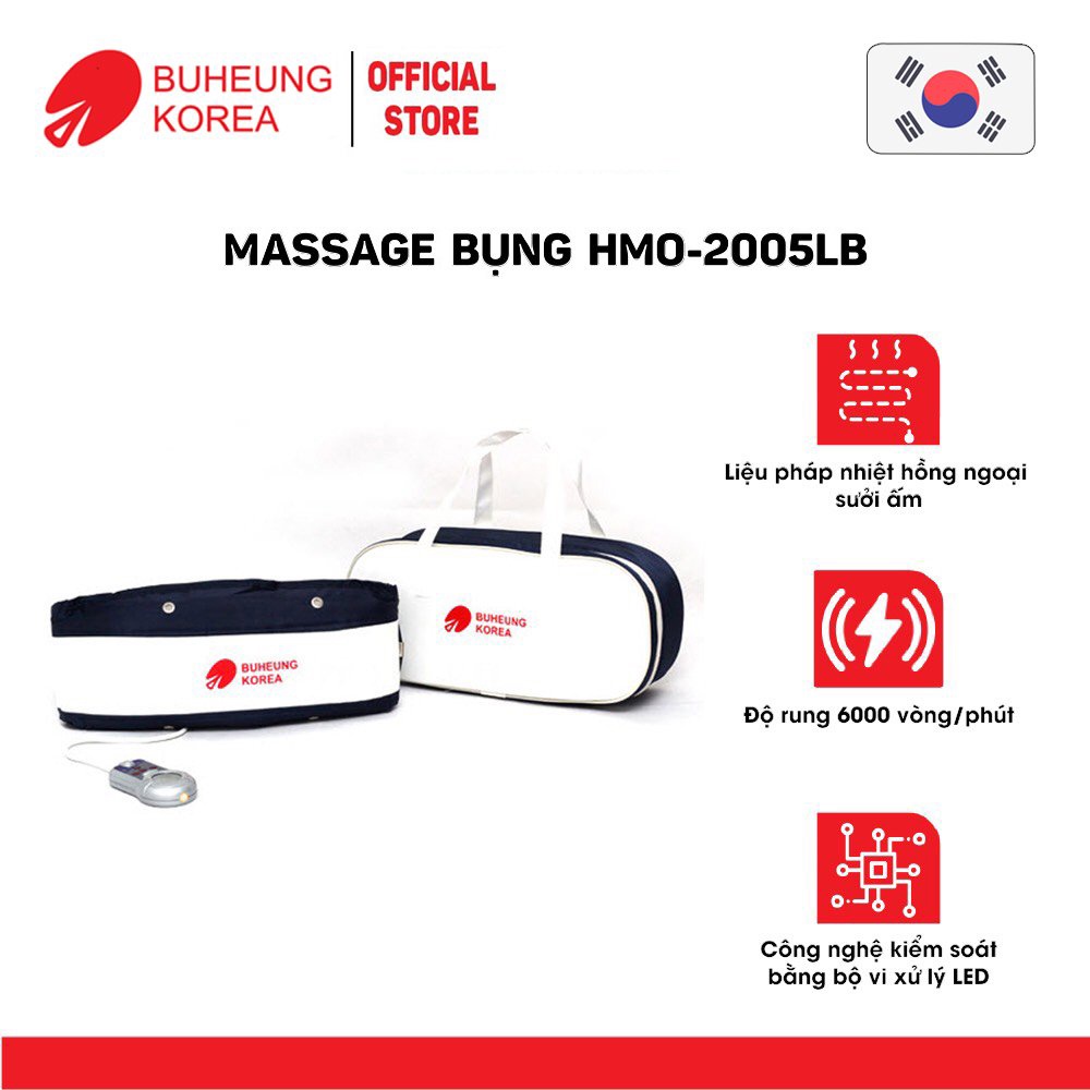 [Mã BMBAU300 giảm 7% tối đa 300K đơn 499K] Massage bụng Buheung HMO-2005LB