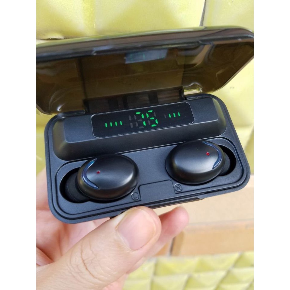 Tai nghe Bluetooth 5.0 Amoi F9 Pro Max cảm ứng bản quốc tế 2020(pin cực trâu,chất âm cực hay,nghe nhạc cực thích)