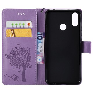 For Huawei Nova 3i/P Smart Plus Cat Tree Leather Flip Stand Case