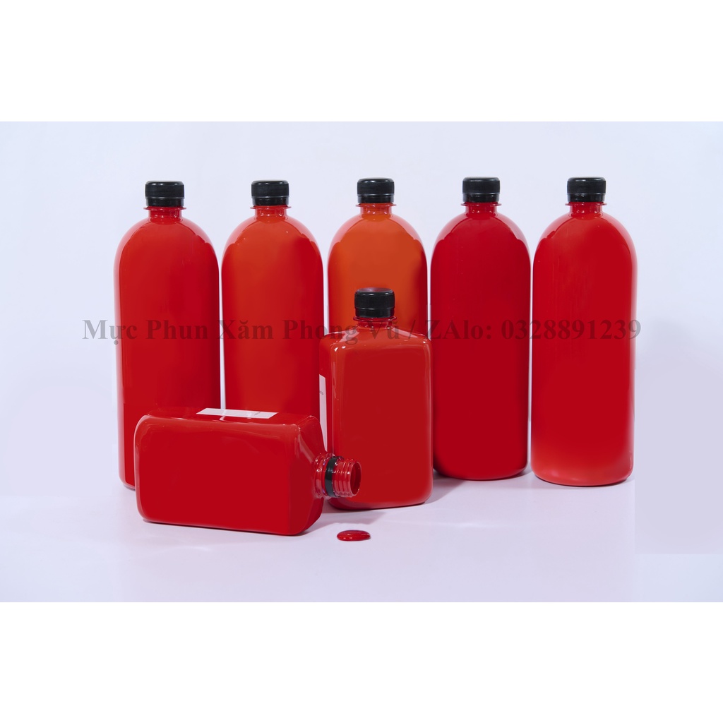 Mực phun xăm LÍT AFU loại 2, Cốt mực thẩm mỹ dành cho môi, mày, mí 1000ml, 500ml