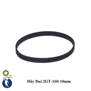 Dây curoa, dây đai 2gt-160-10mm, sử dụng với pulley đai 10mm