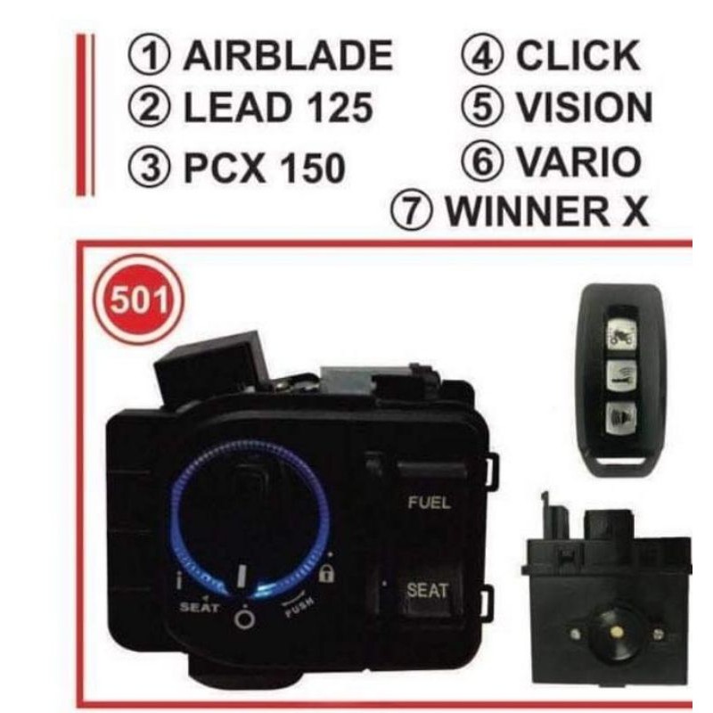 ổ khoá chống trộm thông minh smartkey bản 3 nút nhận diện chủ xe .