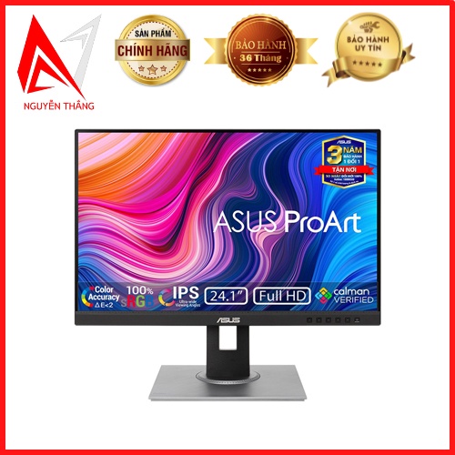 Màn hình máy tính ASUS 24&quot; IPS 75HZ PROART PA248QV 16:10 CHUYÊN ĐỒ HỌA NEW